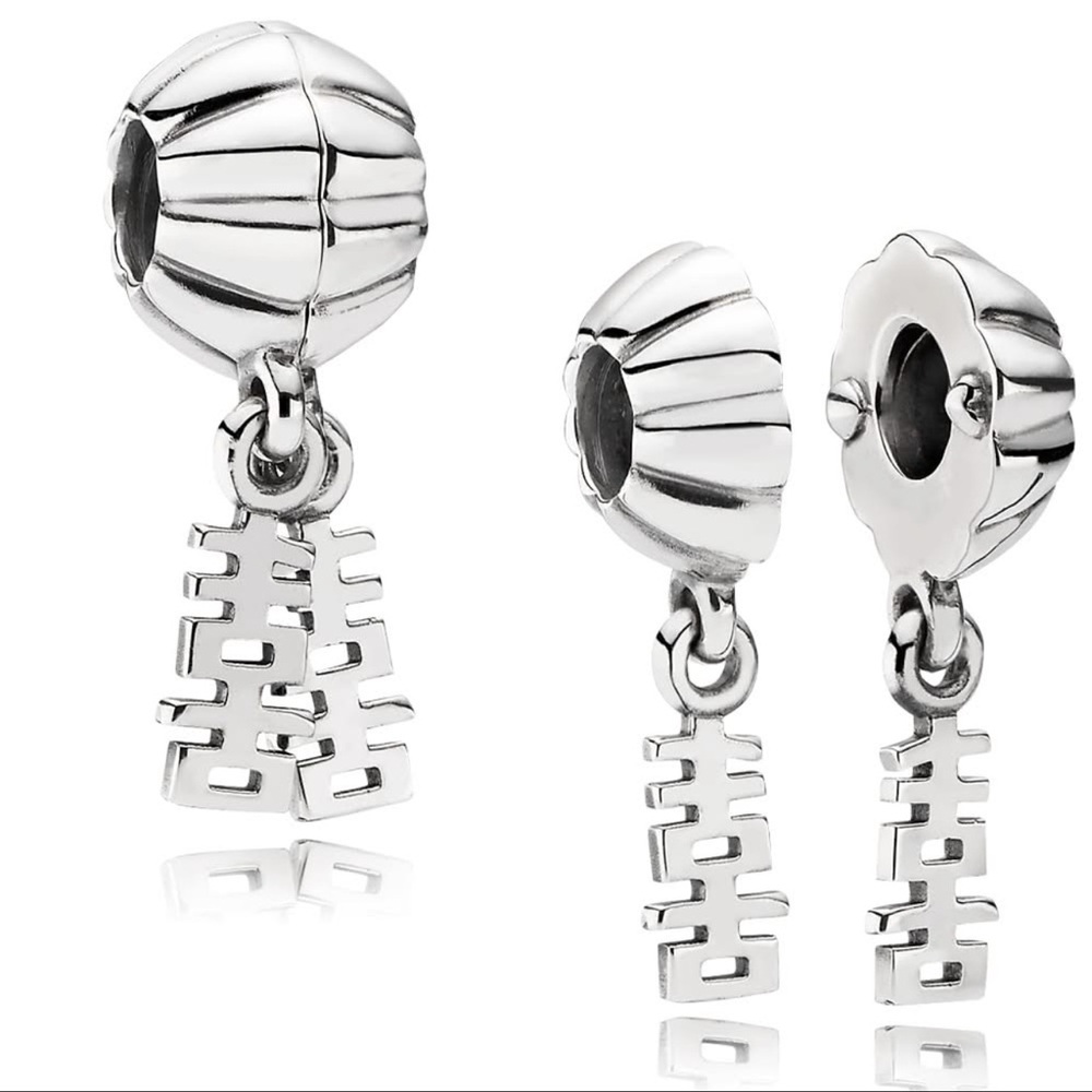 Pandora Silver Geometric Earrings